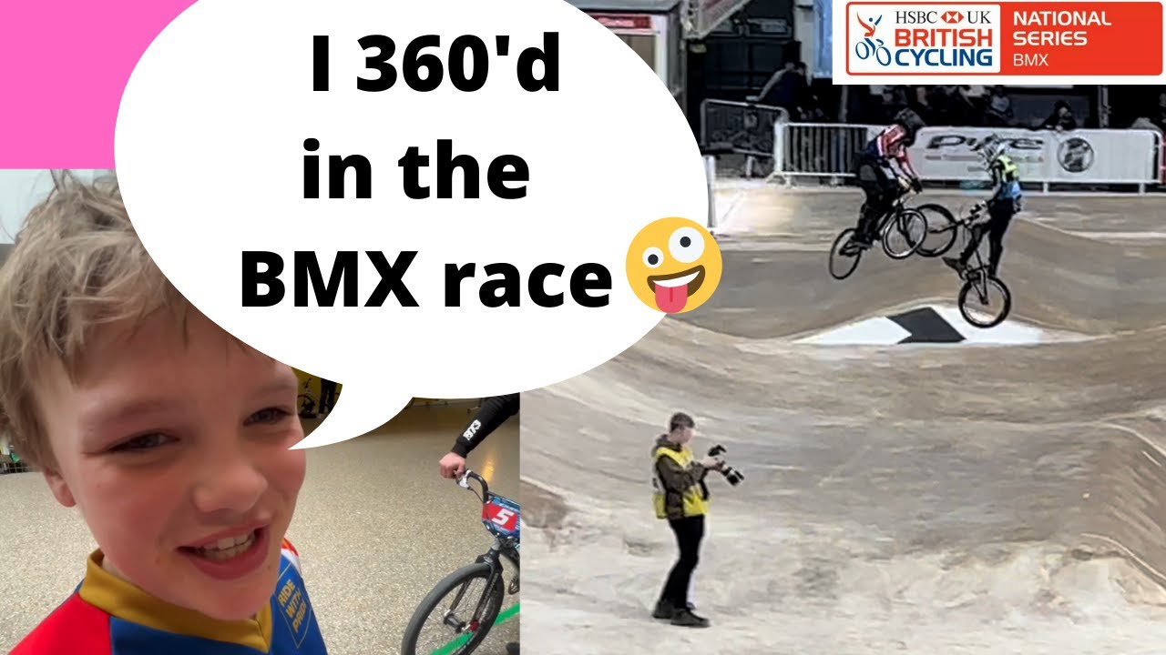 Вираж на 360 градусов в национальной гонке BMX🤪