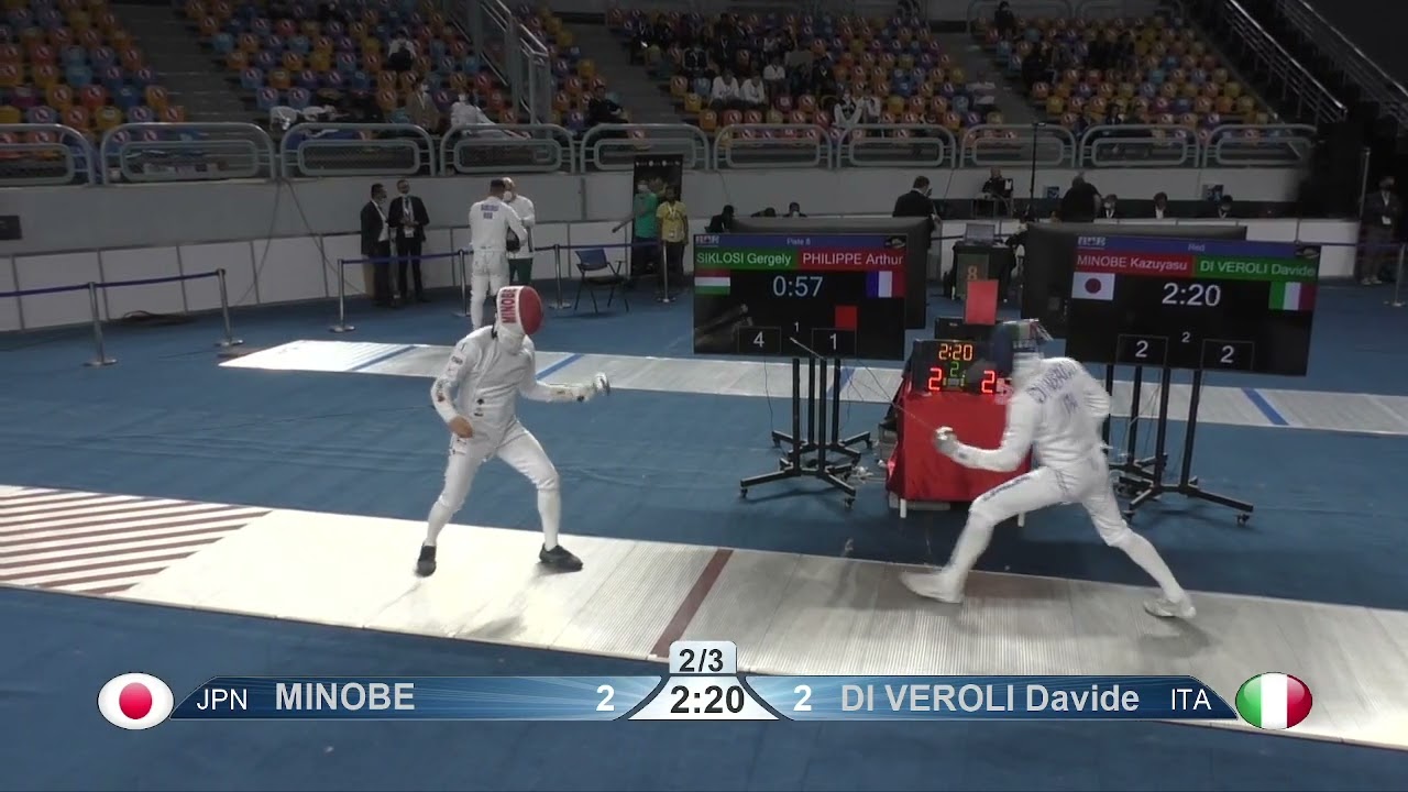 2022 113 T32 14 M E Individual Cairo EGY GP RED DI VEROLI ITA vs MINOBE JPN