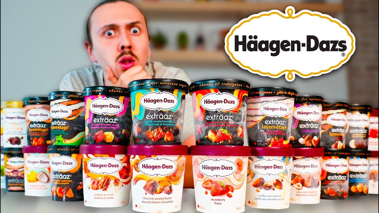Je teste toutes les variétés de glaces Häagen-Dazs (25+)