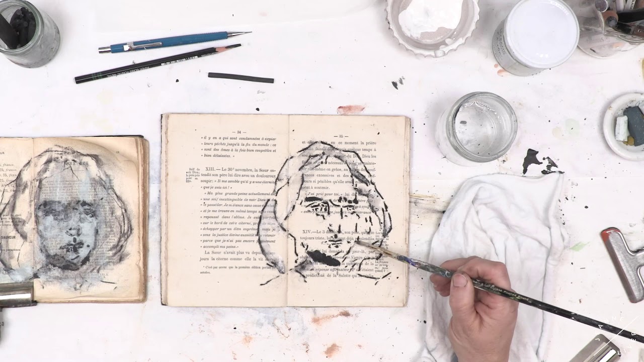 Thoughtful Face Girl Stencil Tutorial with Jeanne Oliver