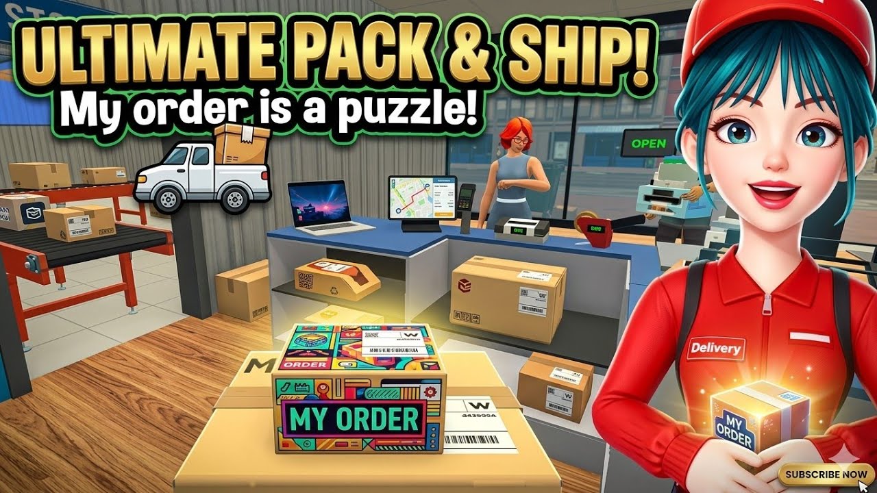 Parcel packing 🧳 new game play this at once superb game and subscribe My channel please 🥺💜