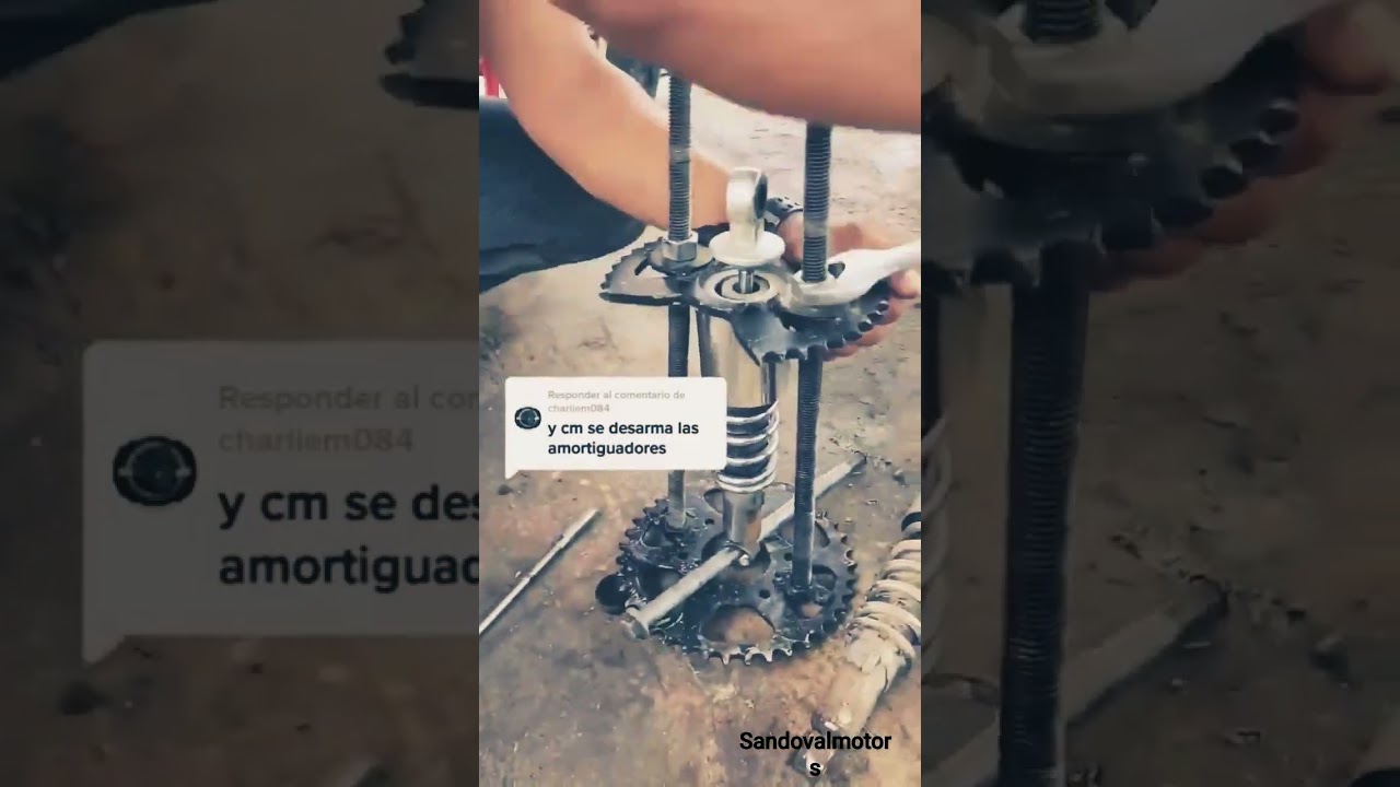 como desarmar un amortiguador