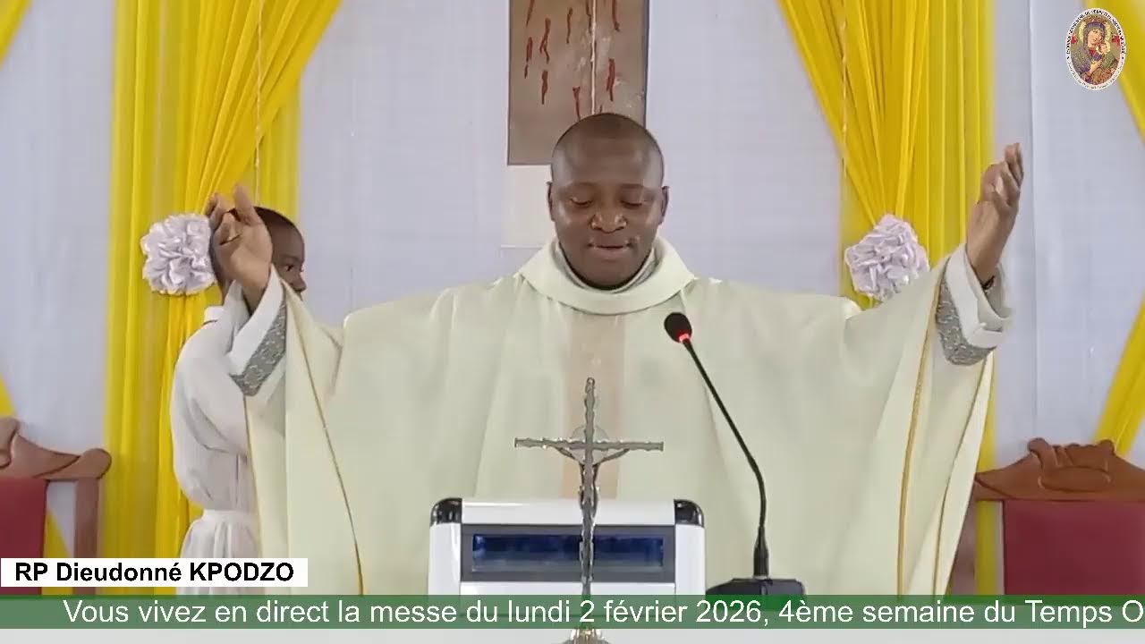 MESSE DU LUNDI 2 FEVRIER 2026, PRESENTATION DU SEIGNEUR