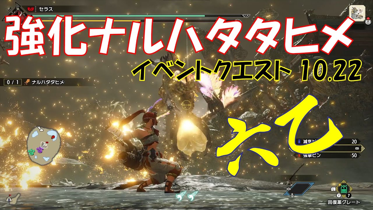 モンハンライズ  へたっぴプレイ 55 イベント強化タタヒメ