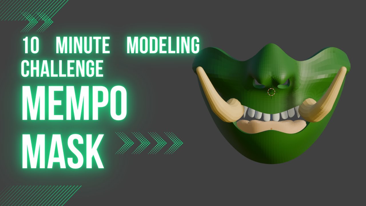 10 Minute Modeling Challenge Ep5 Mempo Mask