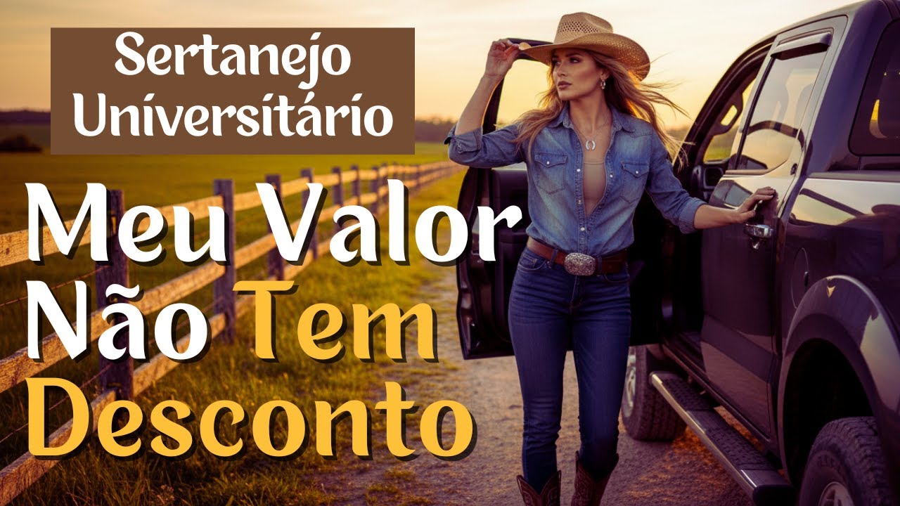 MÚSICAS SERTANEJO UNIVERSITÁRIO | Meu Valor Não Tem Desconto