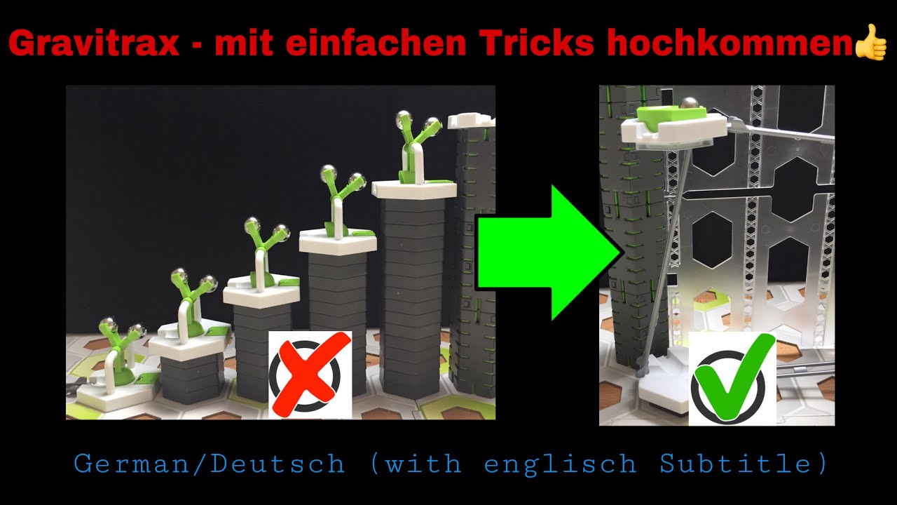 Gravitrax - Die besten Tricks um schnell hochzukommen - German/ Deutsch (with englisch Subtitle)