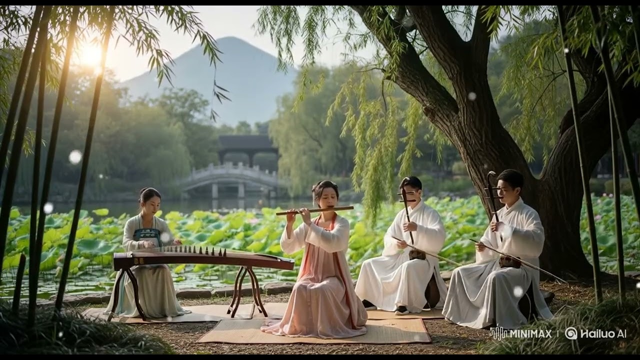 Relaxing Soft Bamboo & Dizi Flute with Erhu for Relaxation, Sleep & Renewal