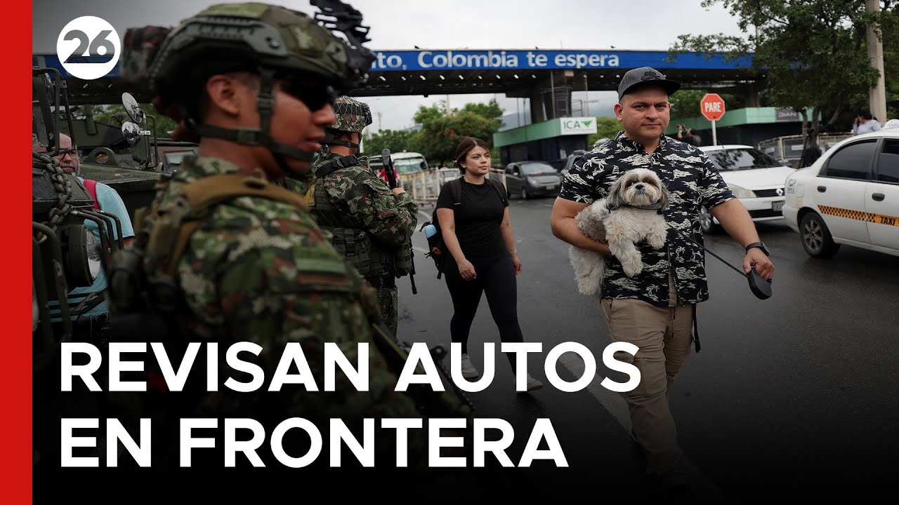 🚨 AHORA - COLOMBIA | Revisan autos en la frontera COL - VEN