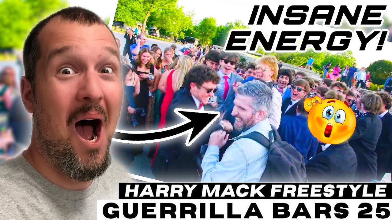 Saucey Reacts | Harry Mack - Guerrilla Bars 25 (+ Bonus Video!) | THE ENERGY IS INSANE!!