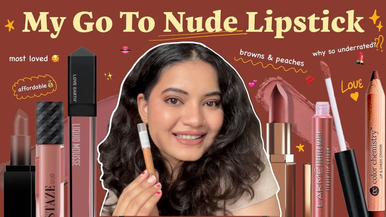 My Top Nude Lipsticks 🎀💄| Affordable & Brown Skin Friendly ✨ #makeup #stylemilagro