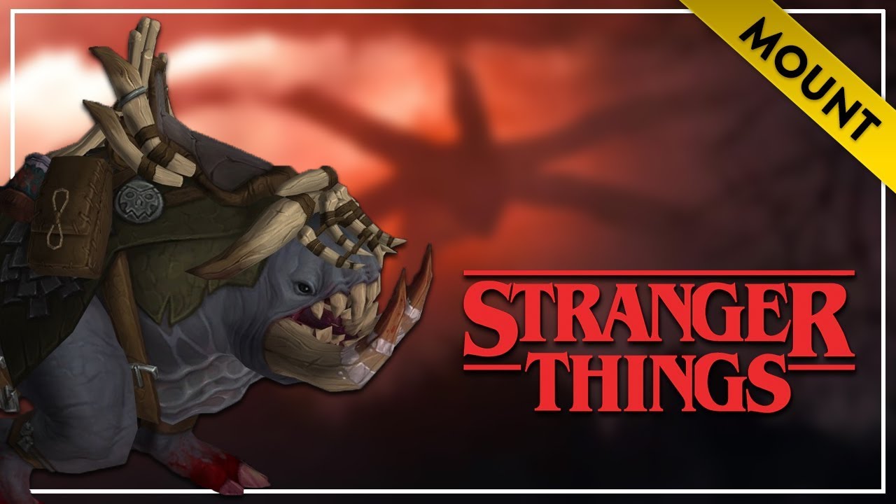 Crawg Mount | Stranger Things | World of Warcraft Battle for Azeroth!