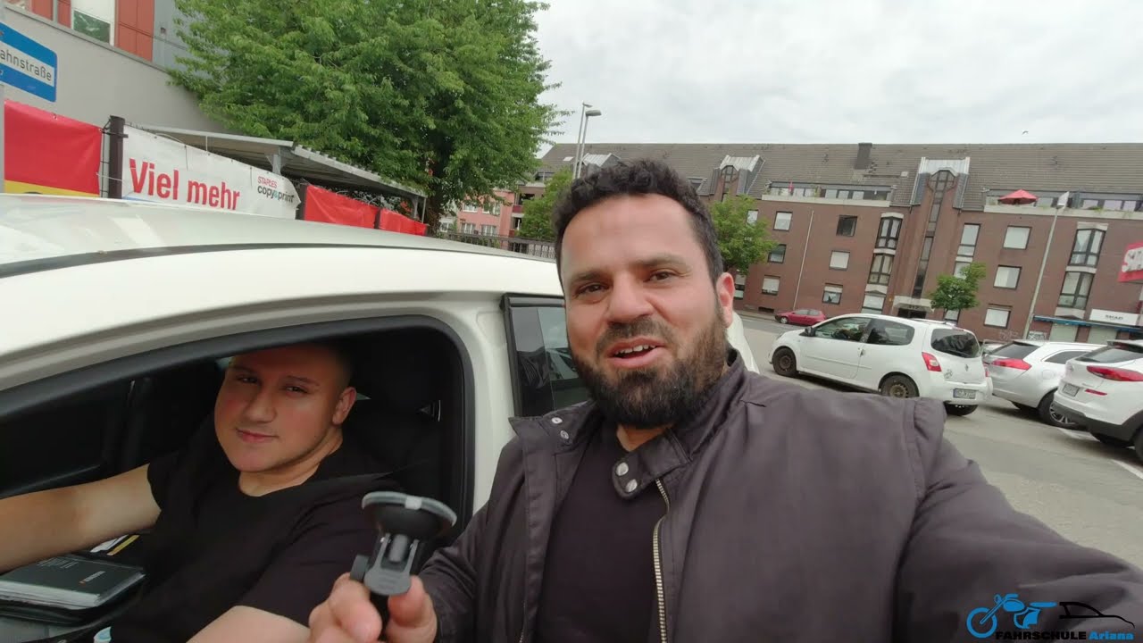 (92) Fahrstunde، Fahrstreifenwechsel Mehrspuriges Abbiegen تغییر لاین و دور زدن به دری