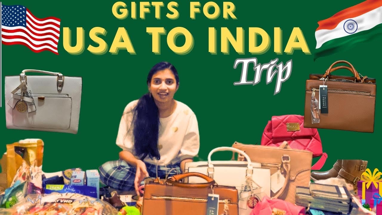 Gifts from USA to INDIA 🇮🇳 ||family members ki gifts 🎁 #shopping to India #gifts#indiatrip | V-69