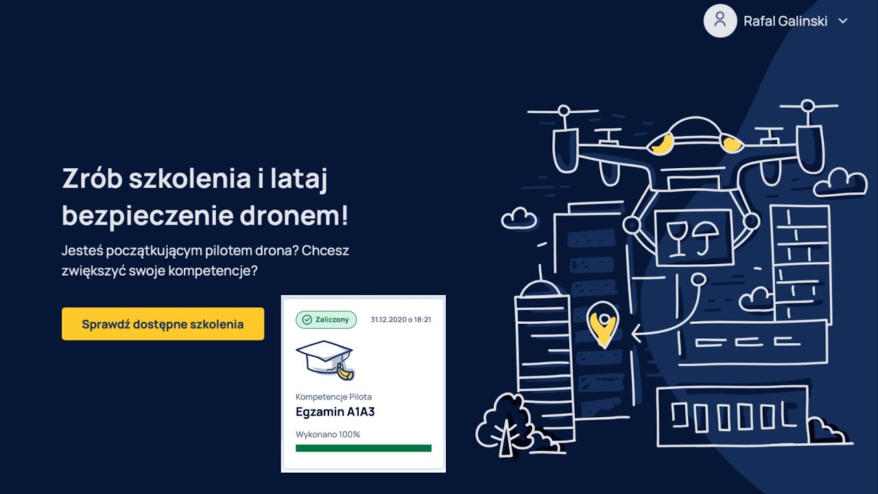 Jak latać dronem legalnie - kurs pilota BSP w podkategorii A1/A3 - omówienie krok po kroku