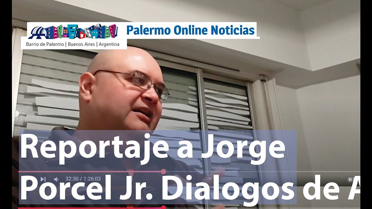Reportaje a Jorge Porcel Jr. Dialogos de Arte. Parte 1 y 2