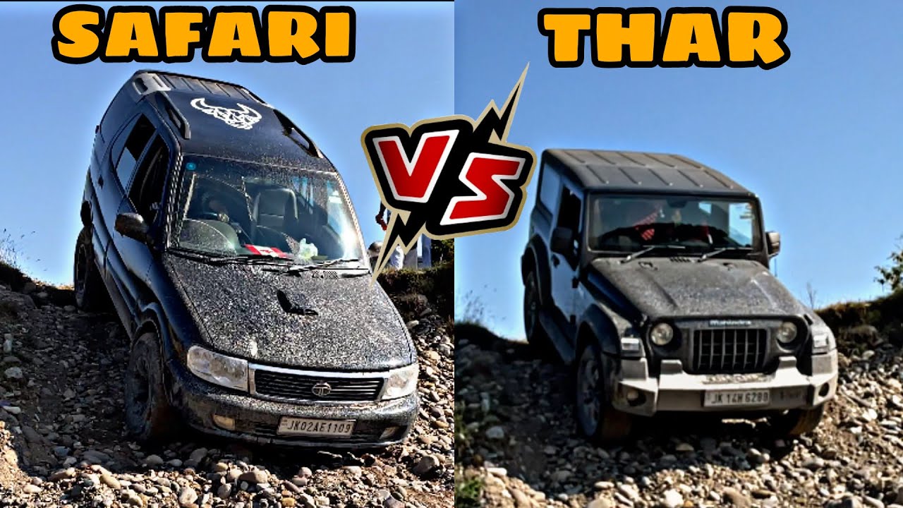 SAFARI vs THAR. || OFFRAOD BATTLE || HONEY VLOG ||