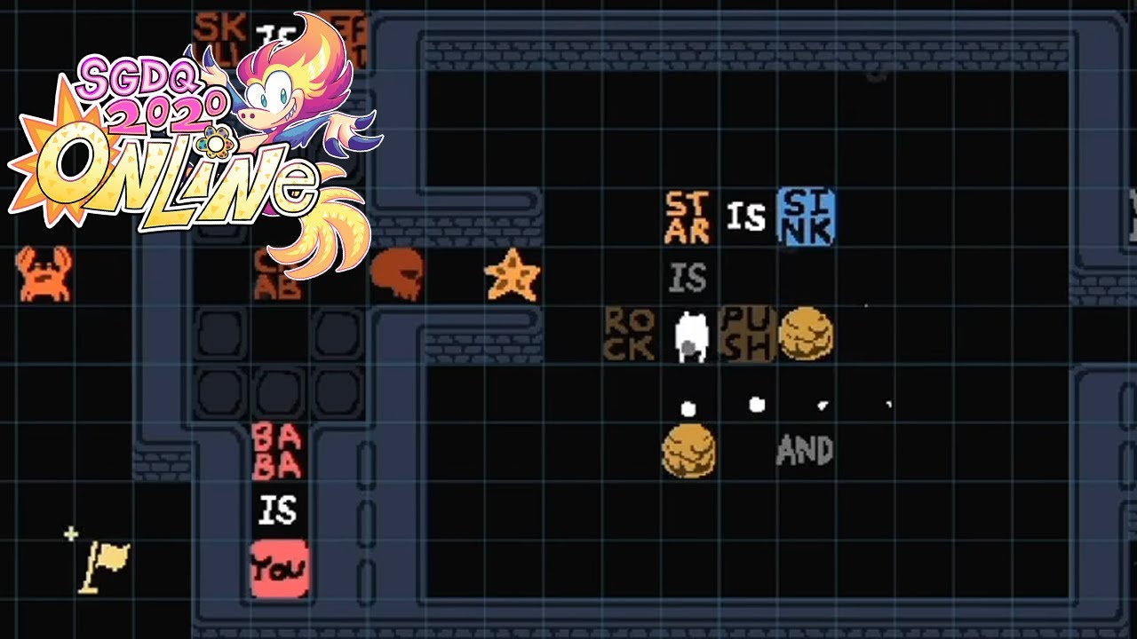 Baba Is You by Punchy in 22:39 - Summer Games Done Quick 2020 Online