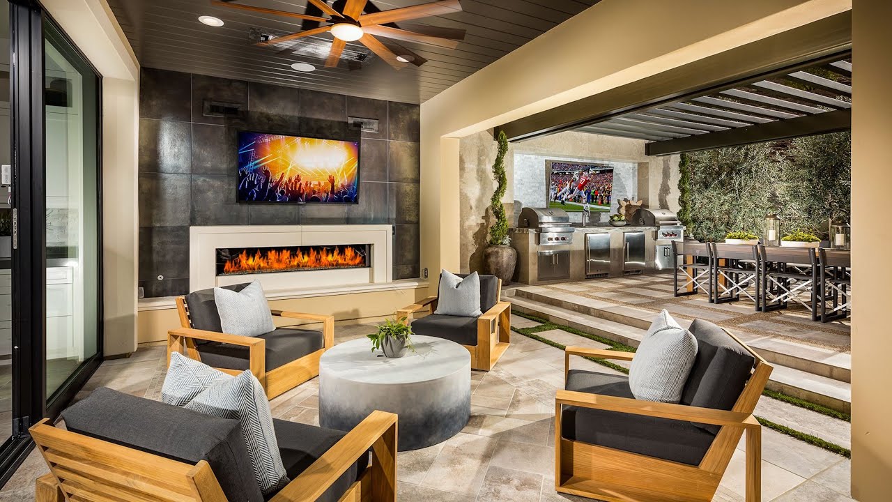LUXURY OUTDOOR LIVING SPACE DESIGN IDEAS | HOW TO DESIGN STYLISH LUXURIOUS BACKYARD LIVING AREA