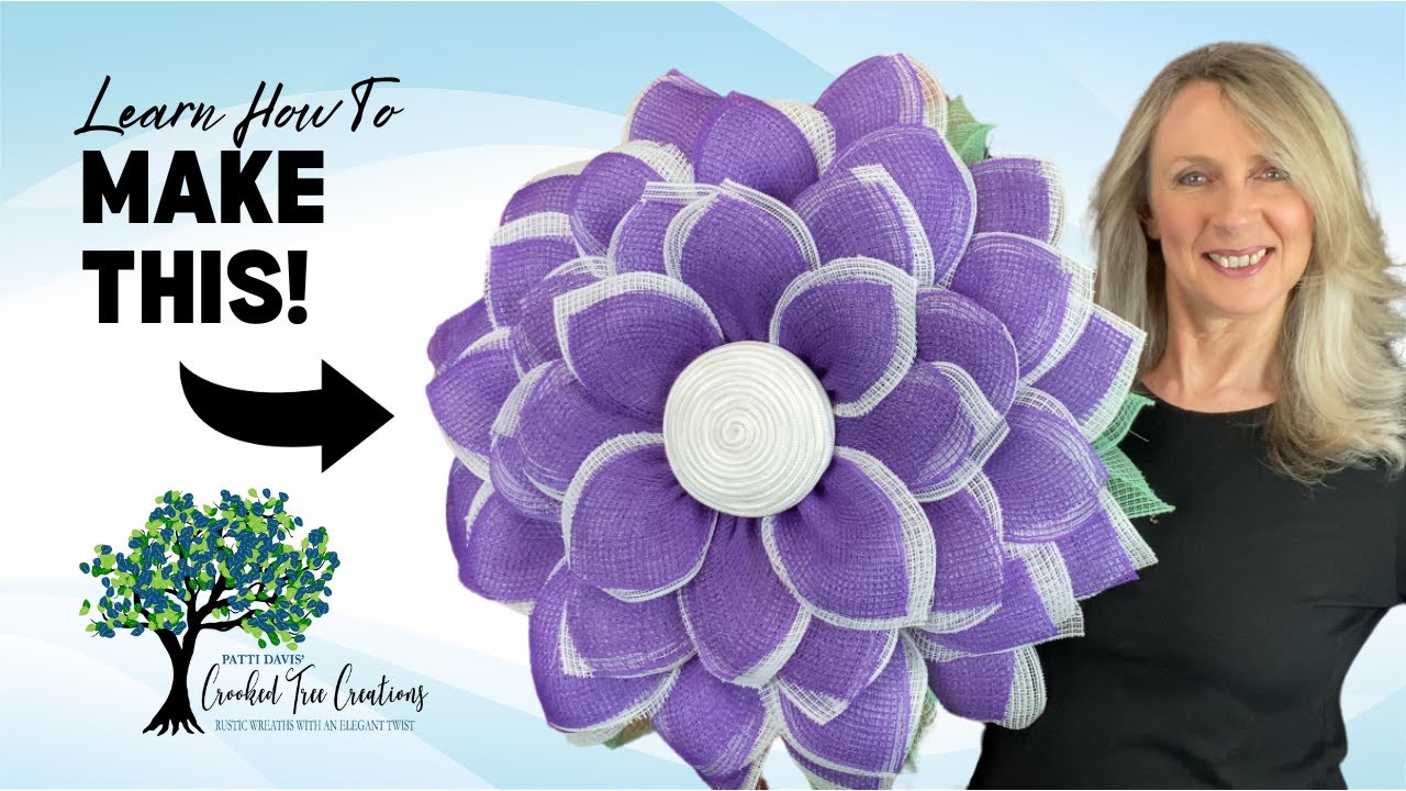How to Make a Double Daisy Sunflower Wreath - Do this to make your petals POP!