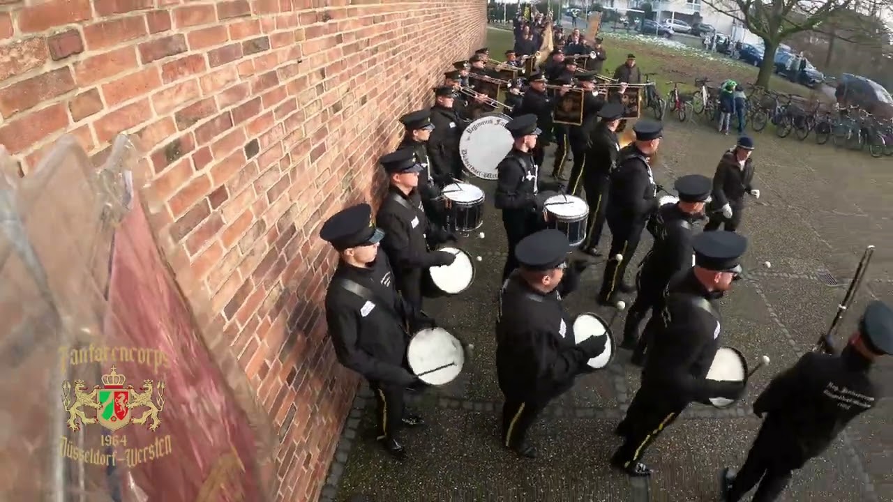 Titularfest 2025 Reg fanfarencorps Wersten 1964