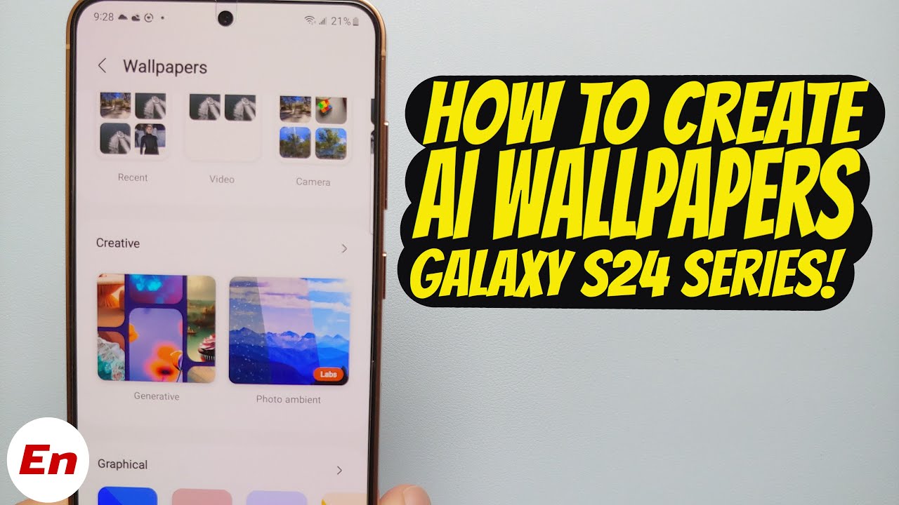 How To Create AI (Generative & Photo Ambient) Wallpapers Samsung Galaxy S24 (Ultra/Plus/S24) Series
