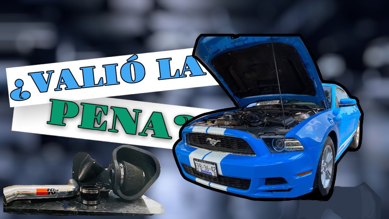 ¡¡ LE INSTALAMOS FILTRO DE ALTO FLUJO AL MUSTANG😱!! | INTAKE |🔥 AndresRuiz24
