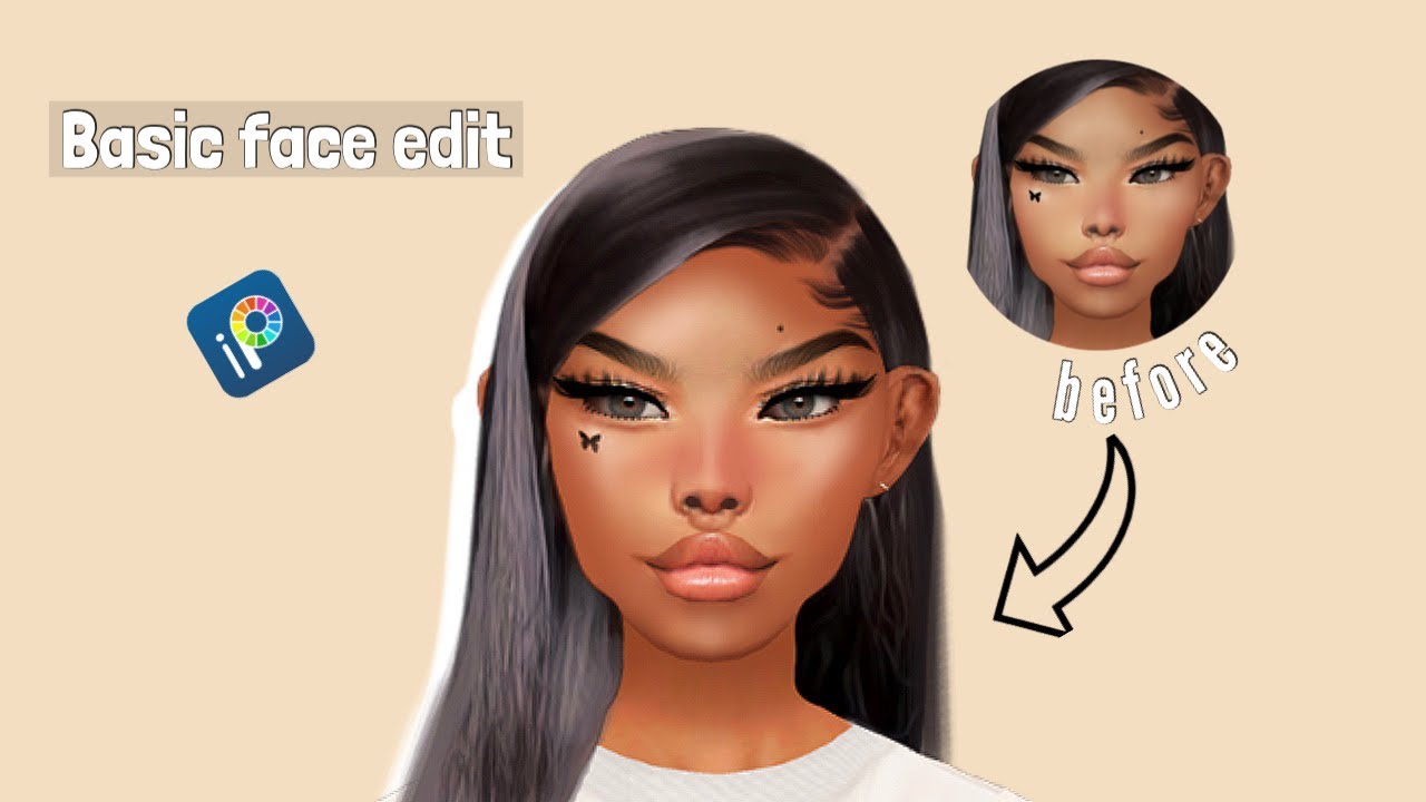 Easy face edit tutorial on ibispaint