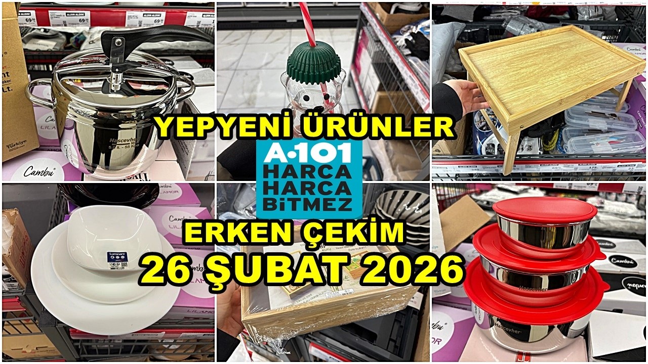 A101’E KOŞUN 💃/ERKEN ÇEKİM 26 ŞUBAT 2026💃İLK BİZ GÖSTERİYORUZ/İLK SEN GÖR🔥A101 BU HAFTA COŞUYOR!🔥