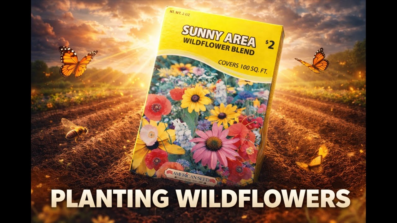 Planting $2 Wildflower Seeds… Will They Actually Grow? 🌼