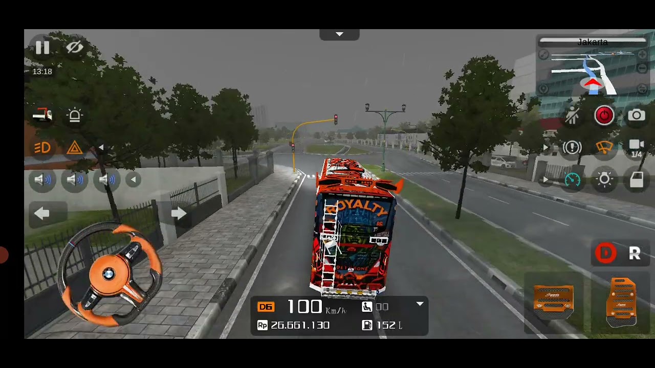 BUS SIMULATOR SKIN DETHRONE NGANYA  AVE FUN 