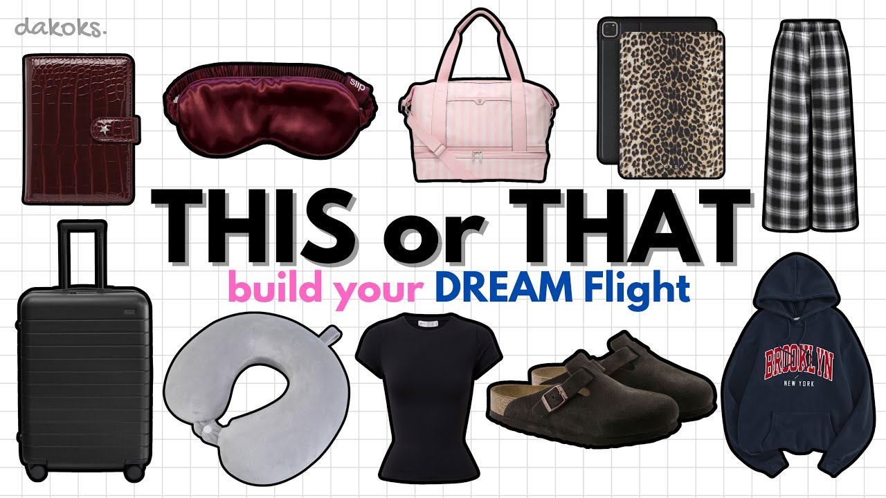 Build your DREAM Flight | THIS OR THAT✈️🎧🩷
