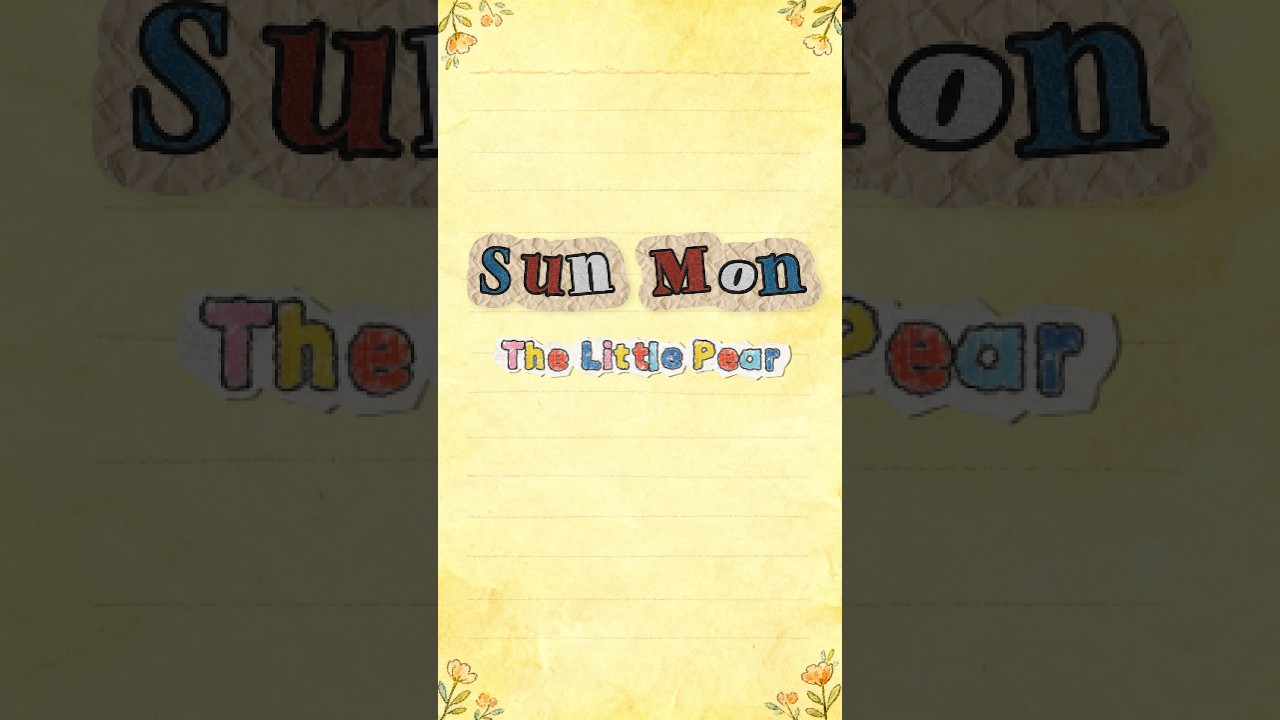 Sun Mon - The Little Pear | Lyric Video