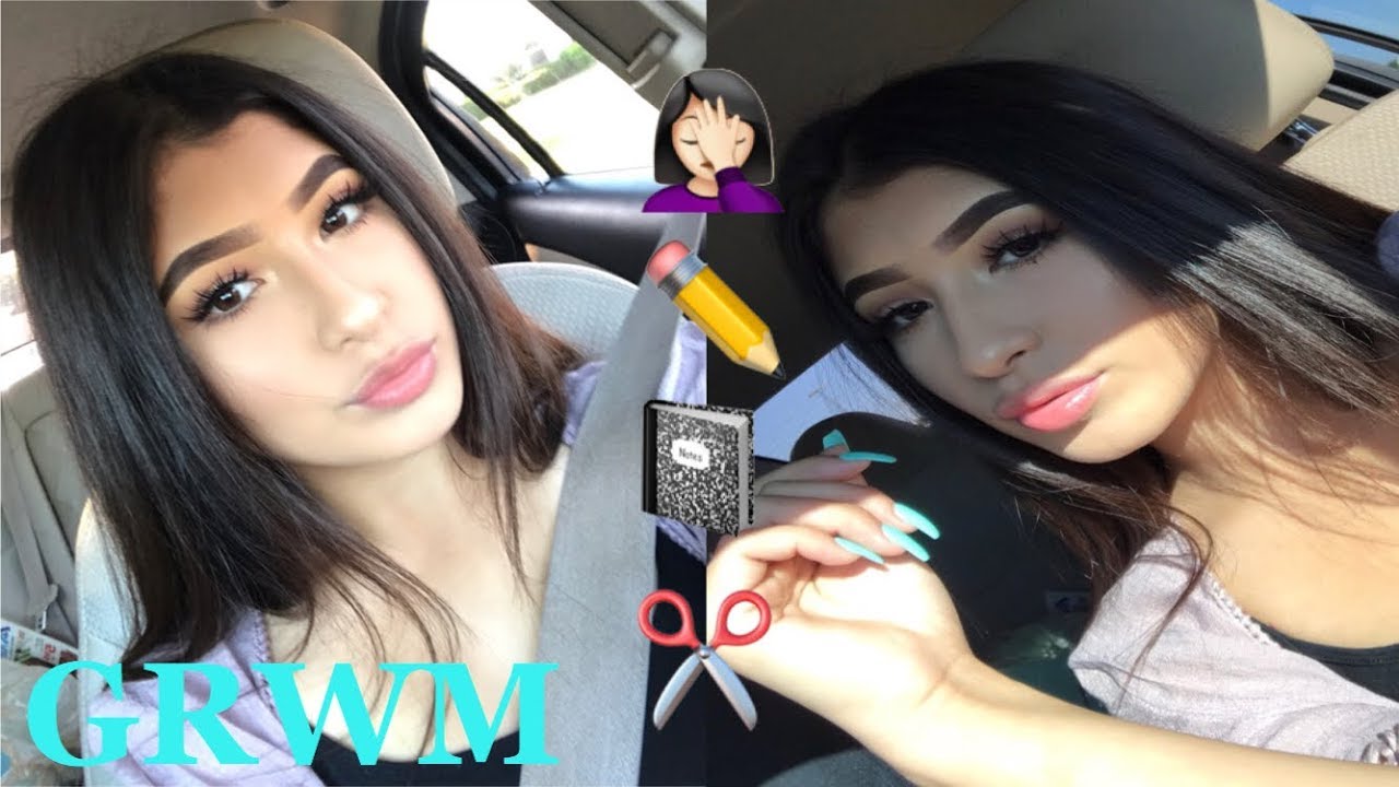 GRWM MAKEUP, HAIR & OUTFIT | FIRST DAY OF JUNIOR YEAR