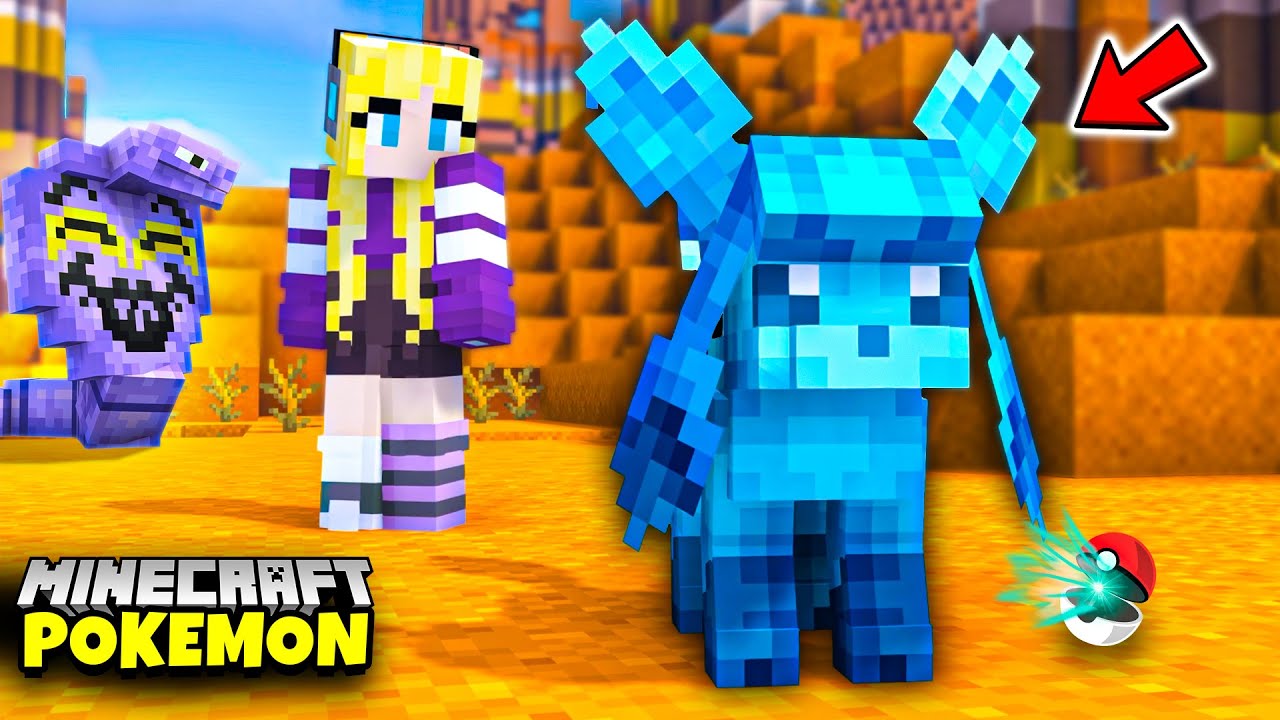 ZŁAPAŁAM LODOWĄ EWOLUCJE EEVEE ⚡️ MINECRAFT POKEMON