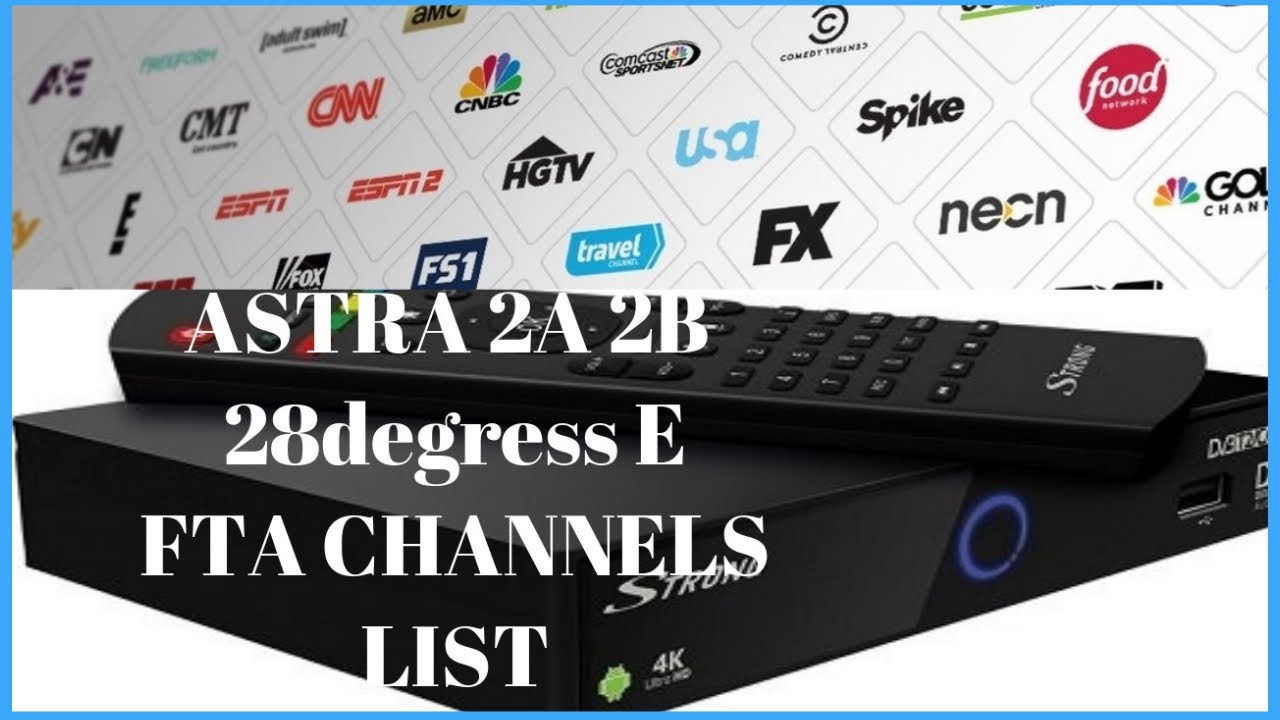 Free To Air Channels On Astra 2a 2b 28degrees East