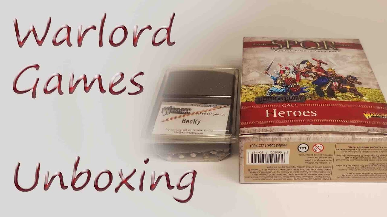Warlord Games Unboxing. Оглядини посилки від Варлордів