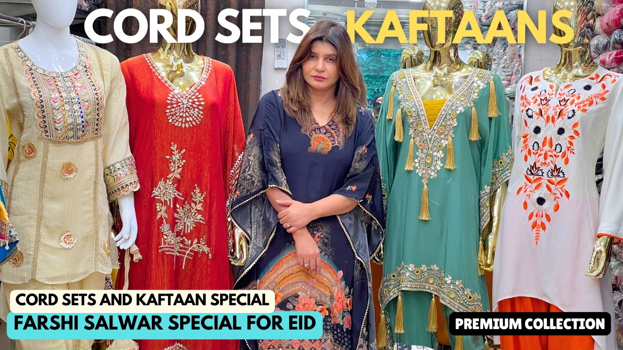 Eid Special Designer Kaftans, Cord Sets and Farshi Salwar | Biggest Collection of Trending Kurti