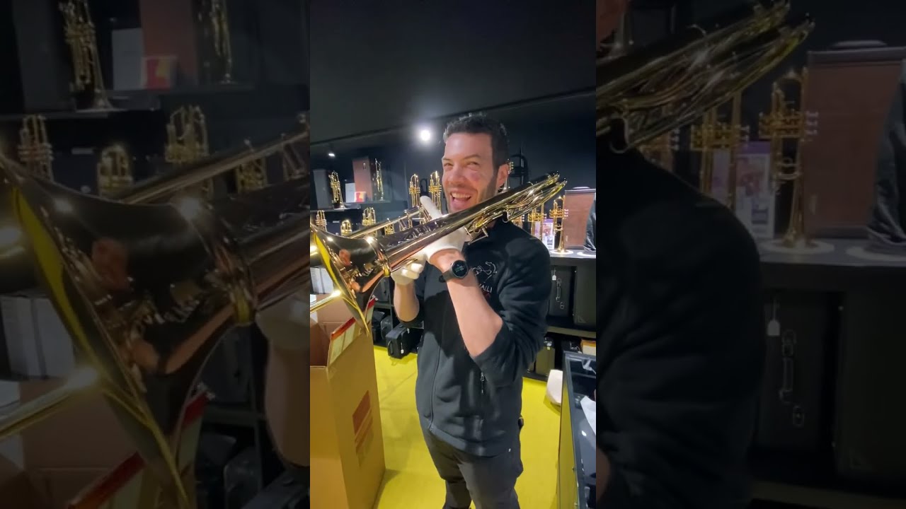 Unboxing trombone tenore Bach Peter Steiner A47XPS