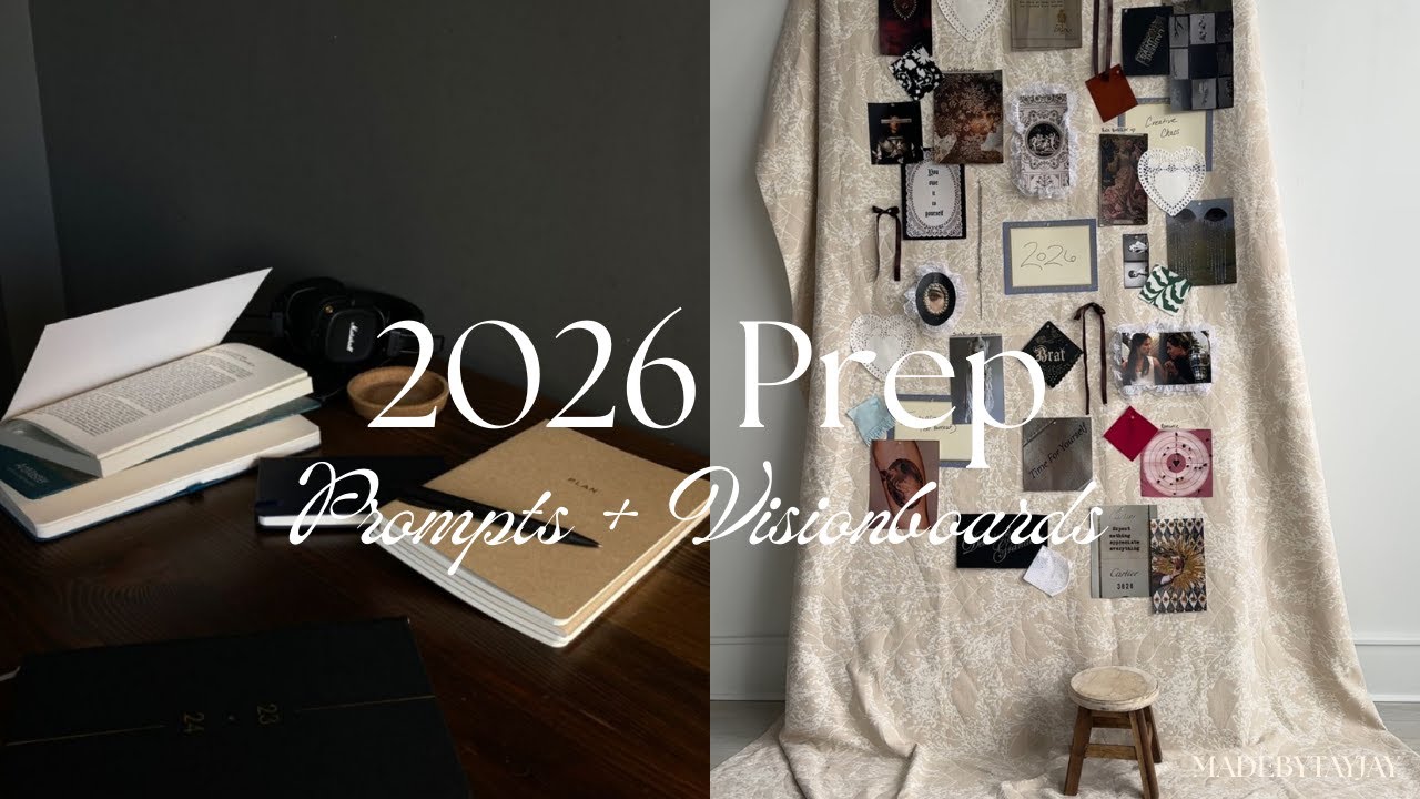 Создание идеальной жизни в 2026 году: вопросы для ведения дневника и создание доски визуализации.