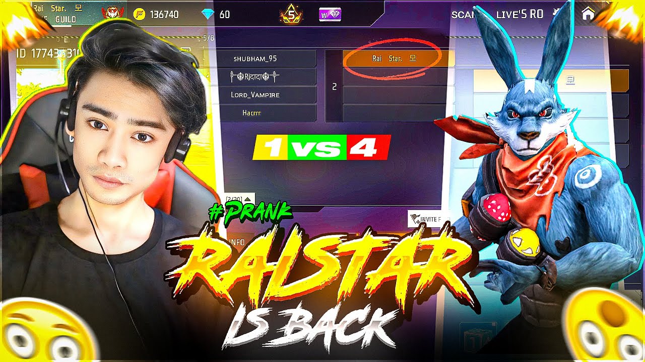 RAISTAR IS BACK | RAISTAR GUILD TEST PRANK || THE STAR