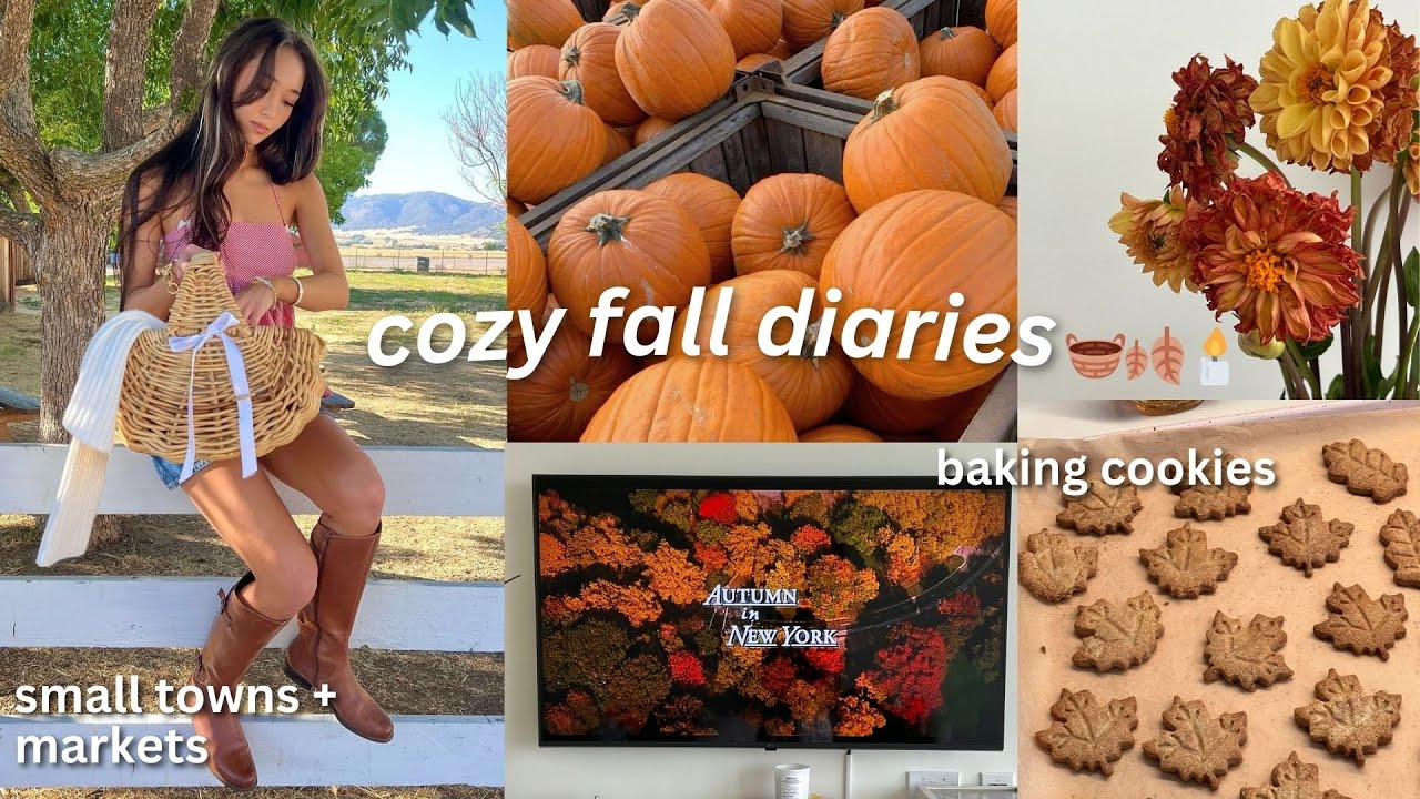 COZY AUTUMN DIARIES | fall baking, home shopping & solo dates