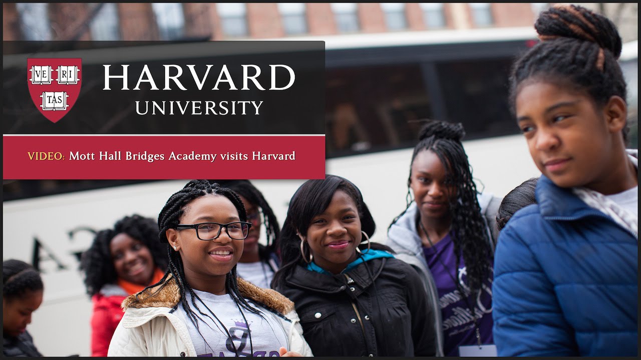 Mott Hall Bridges Academy scholars visit Harvard