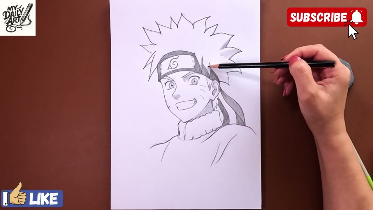 Drawing Naruto Uzumaki | Naruto Anime ✍️ Speed Art