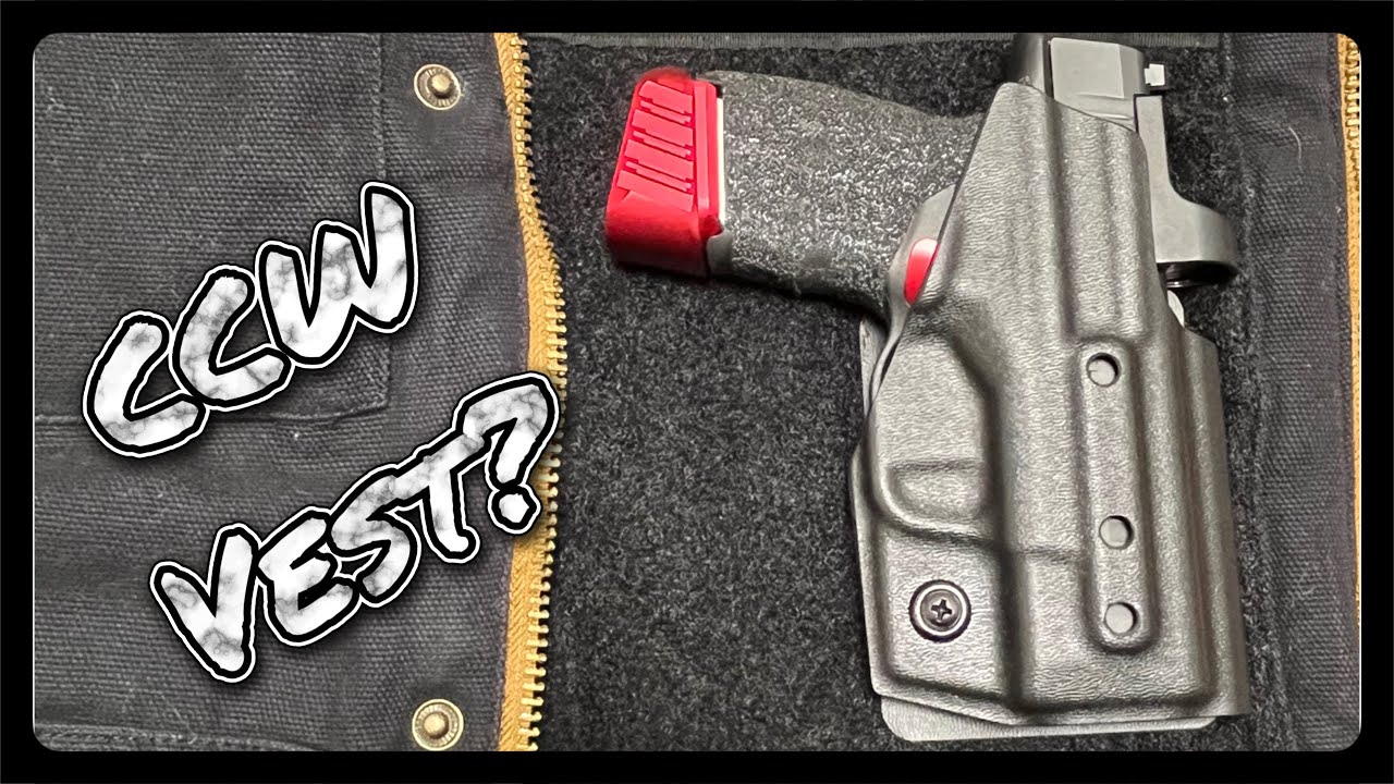 Legendary Whitetails CCW Vest W/ 945 Industries Holster