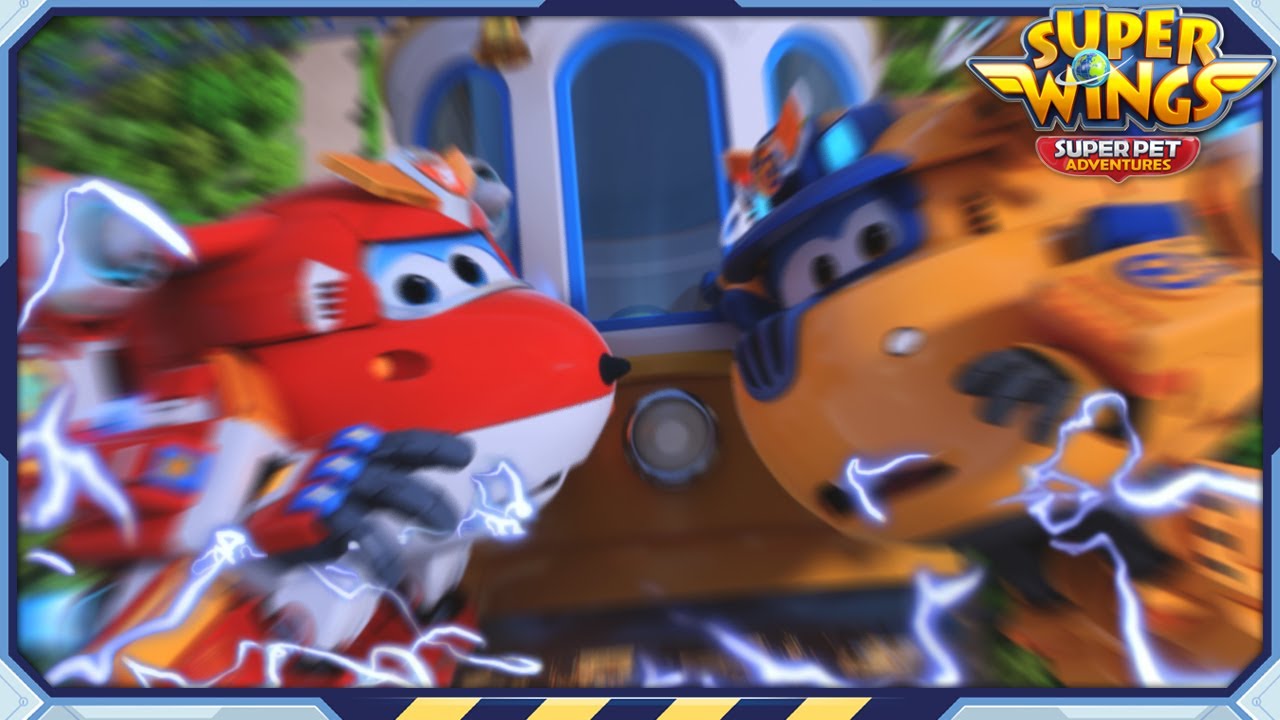 [SUPERWINGS7] Time Travel Mayhem part1 | Superwings Superpet Adventures  | Super Wings | S7 EP32