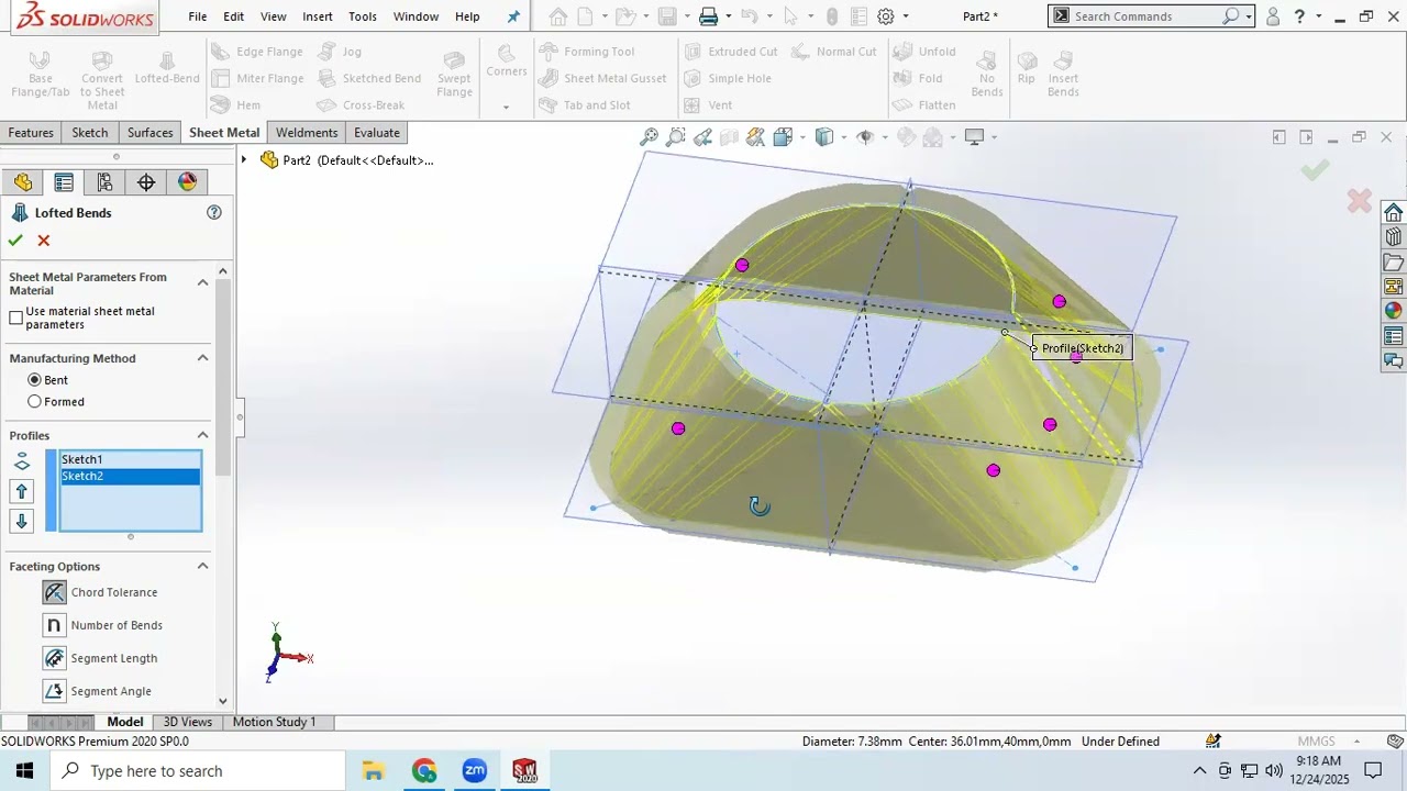 SolidWorks Sheet Metal: Creating Vents, Gussets, and Complex Lofted Shapes | Part 29