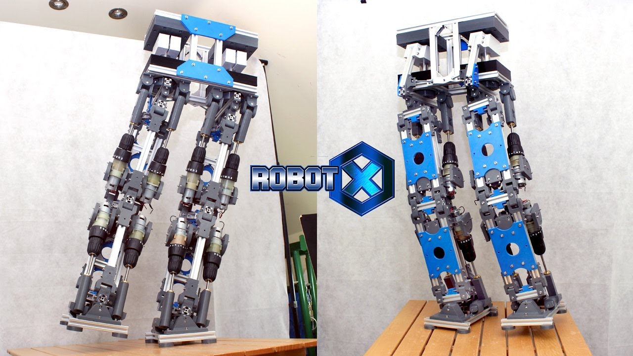 Robot X #2 | Legs & Hips | James Bruton