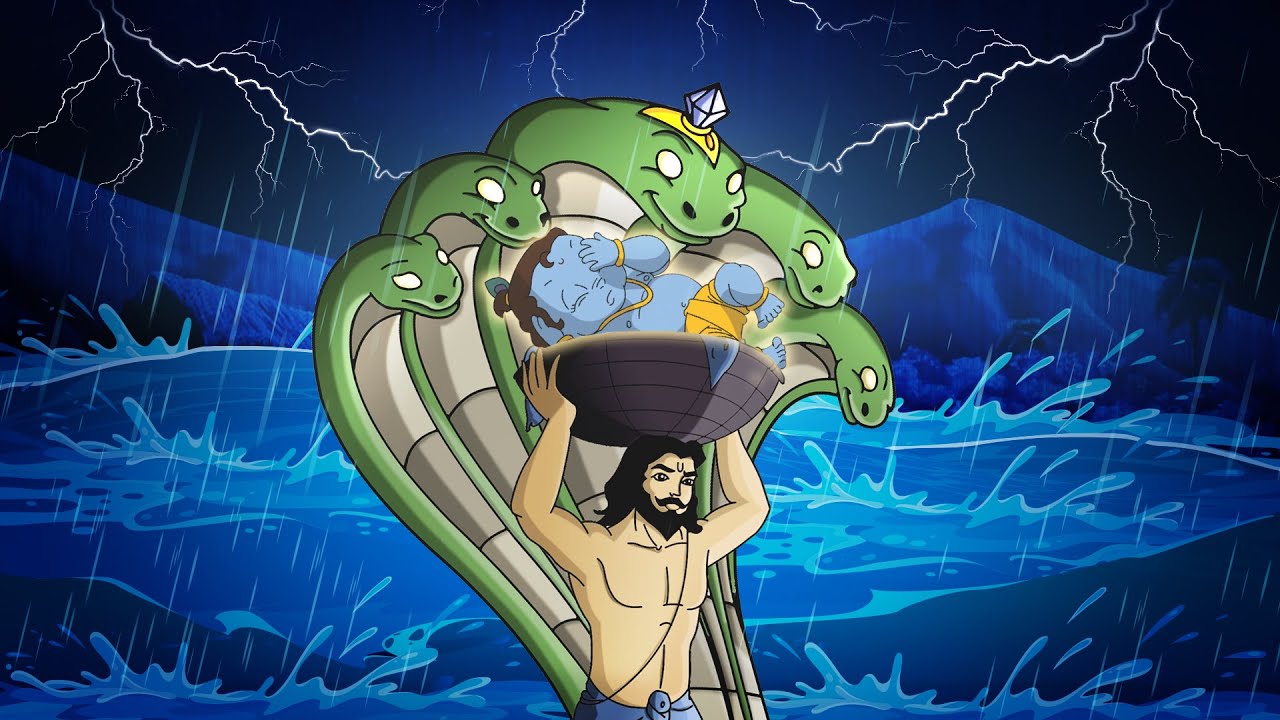 Krishna - Shesh Nag Sheild's Little Krishna | Fun Kids Videos | Hindi Kahaniya