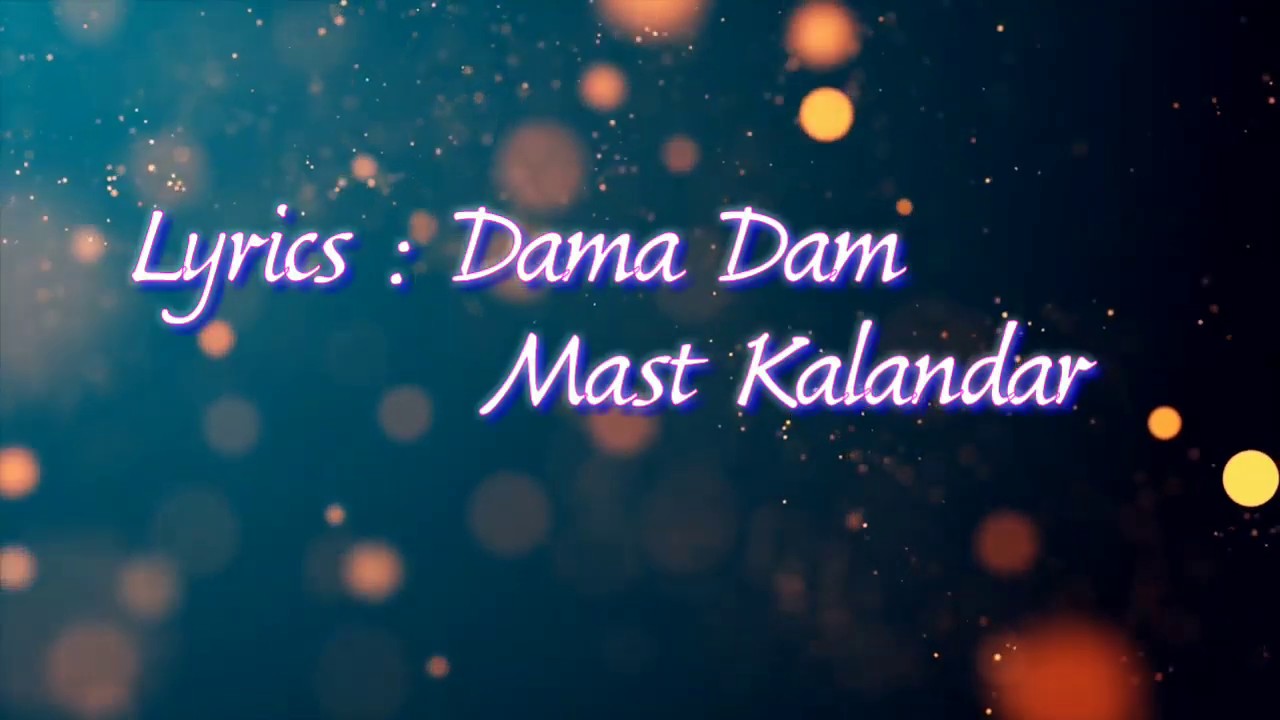 Dama Dam Mast Kalandar Lyrics | Cover | Jaya Lakhere